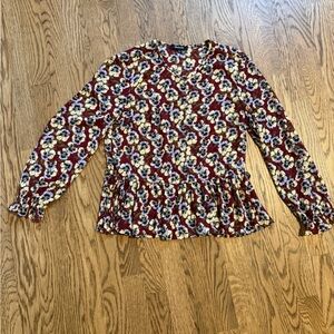 Madewell floral blouse. Size small.